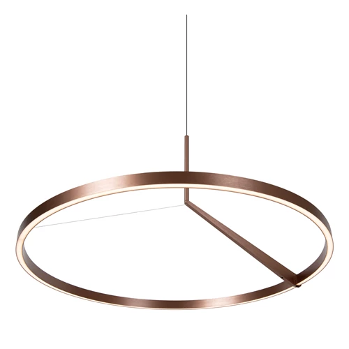 Lucide APPLAUSE - Pendant light - Ø 80 cm - LED Dim. - CCT - 1x50W 2700K/4000K - Hand Wave Sensor - Coffee | Premium - detail 1